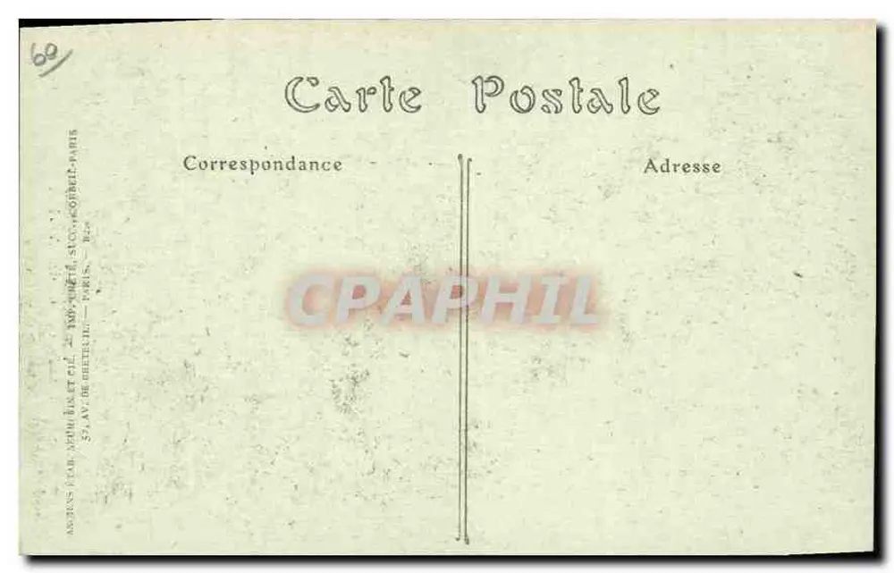 Hauptportal und Kapelle. Schloss Chantilly — JND Phot. - Rückseite