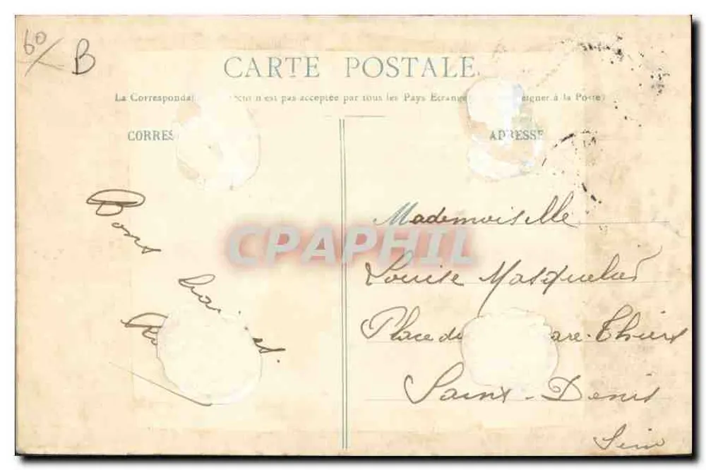 Senlis (Oise) — Ruínas do Castelo de Henrique IV — Vandenhove, Liancourt - Verso