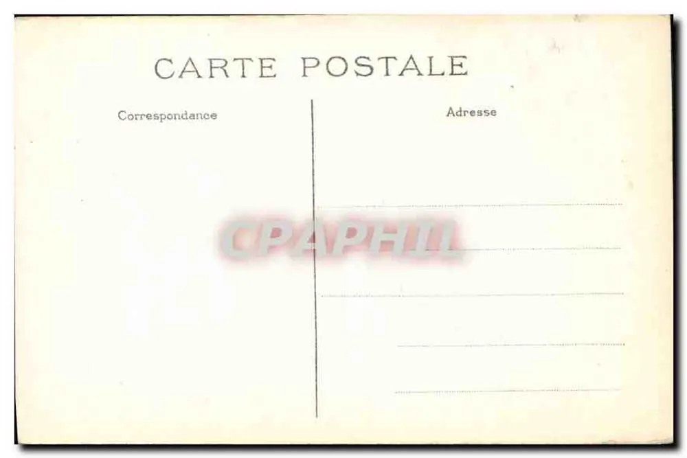 Paris - Panorama der Place de l'Étoile aus einem Ballon geflogen - J. H. Déposé - Rückseite
