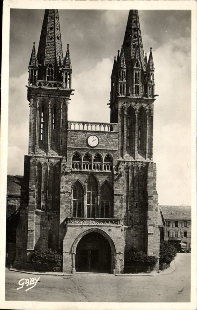 Saint-Pol-de-Léon — Fassade der Kathedrale — Editions Gaby - Vorderseite