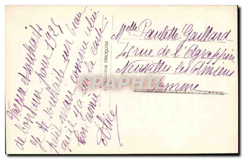 रात्रि के वेशभूषा में एक जोड़ा — अच्छा वर्ष 2177 — फ्रांसीसी ग्राफिक एडिटर - पीछे