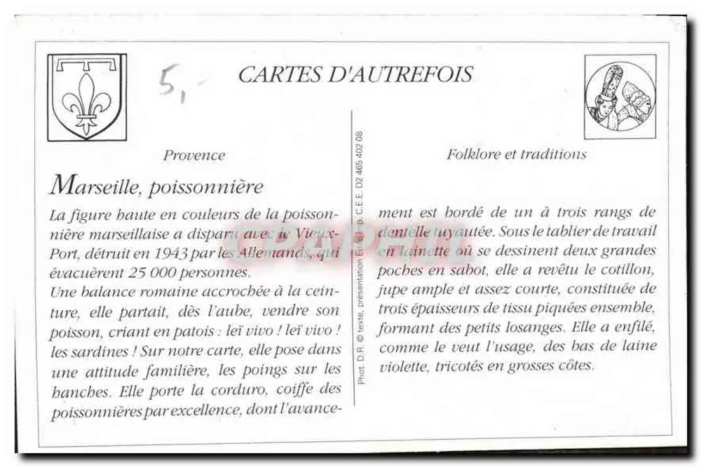 Marselha - Poissonnière - Fotografia Laconu Marselha - n°372 - Verso