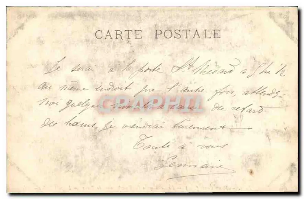 Chantilly — Museum Condé (443) — Der Tag Nach dem Erdbeben — Léopold Robert — LL. - Rückseite