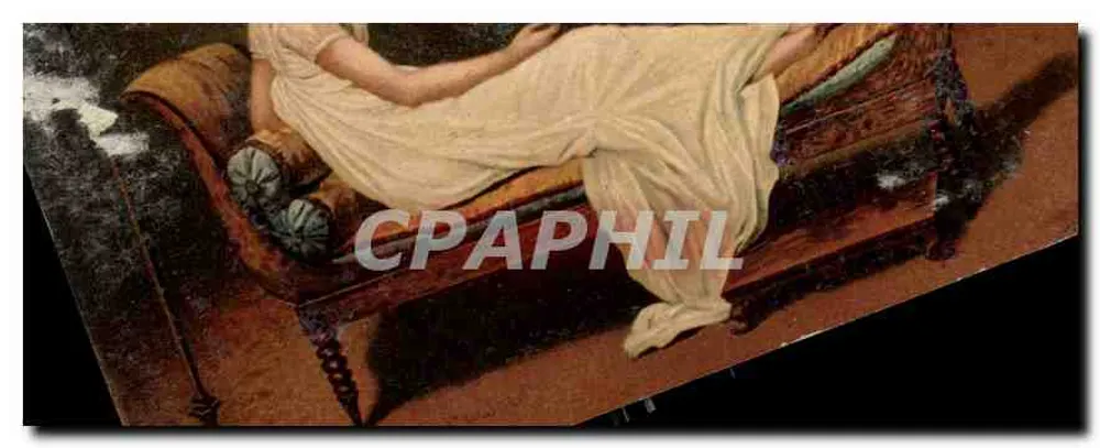 Mulher deitada em um sofá — cena interior — K. F. Editeurs, Paris - Frente
