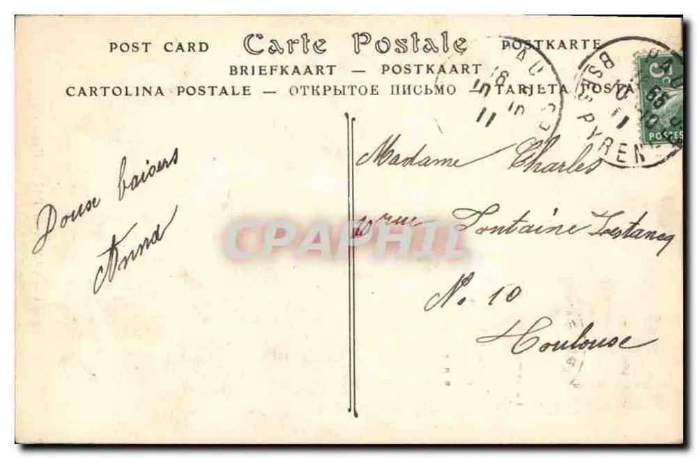 Castelo de PAU — Henri IV — edição N°10 - Verso