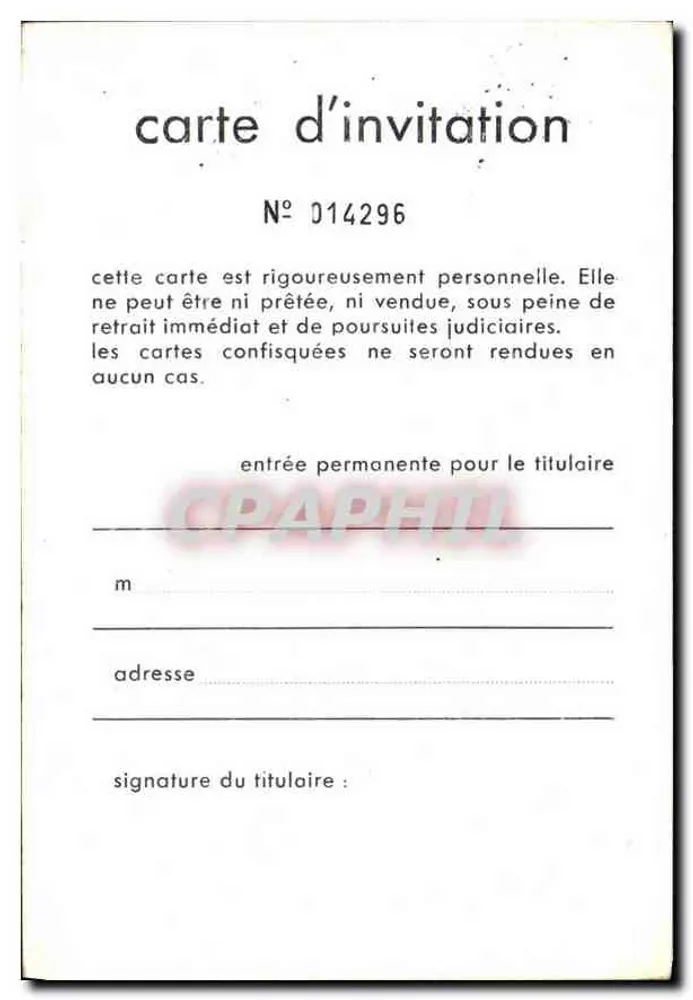 Salão Internacional das Indústrias da Pele — Paris, Porta de Versailles, 9 ao 13 de abril de 1964 - Verso