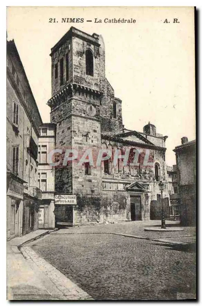 Nîmes — A Catedral — A. R. - Frente