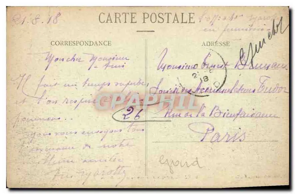 UZÈS - Os Arcos - Praça da República — Livraria G. Borrel y filhos, Uzès - Verso