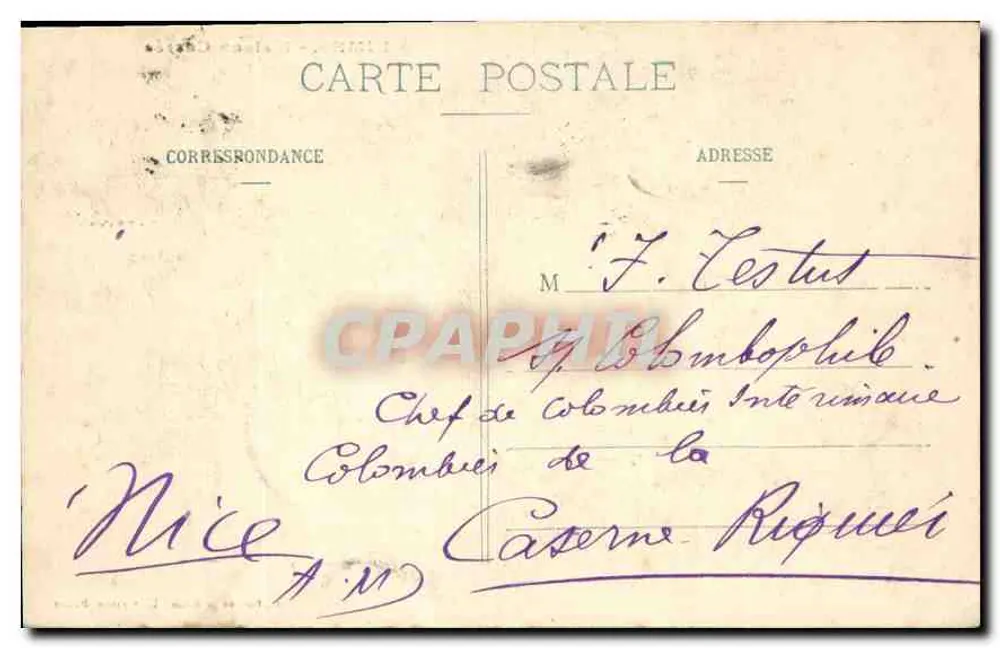 Nîmes - Maison Carrée — Edição da Maison Universelle, Nîmes - Verso
