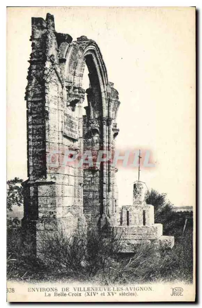 Environs de Villeneuve-lès-Avignon — La Belle-Croix (XIVe et XVe siècles) — JND Rue — n°328 - Recto