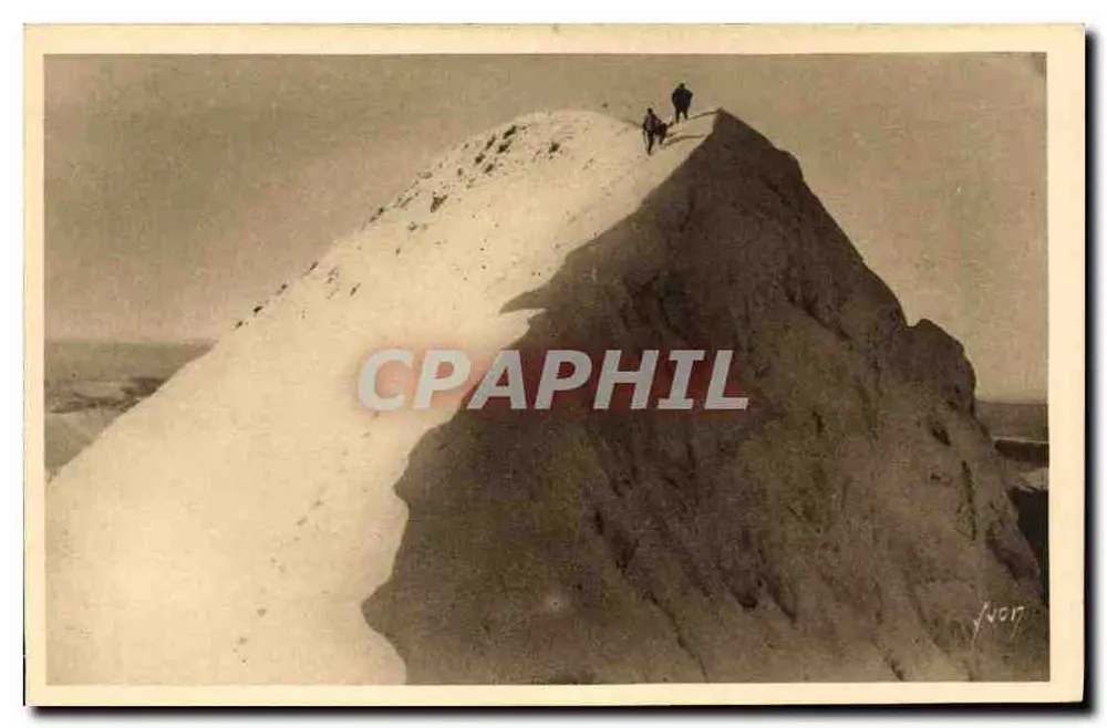 Gipfel des Puy Mary im Winter — Umgebung von Salers (Cantal) — Éditions d'Art XVEN, Paris - Vorderseite