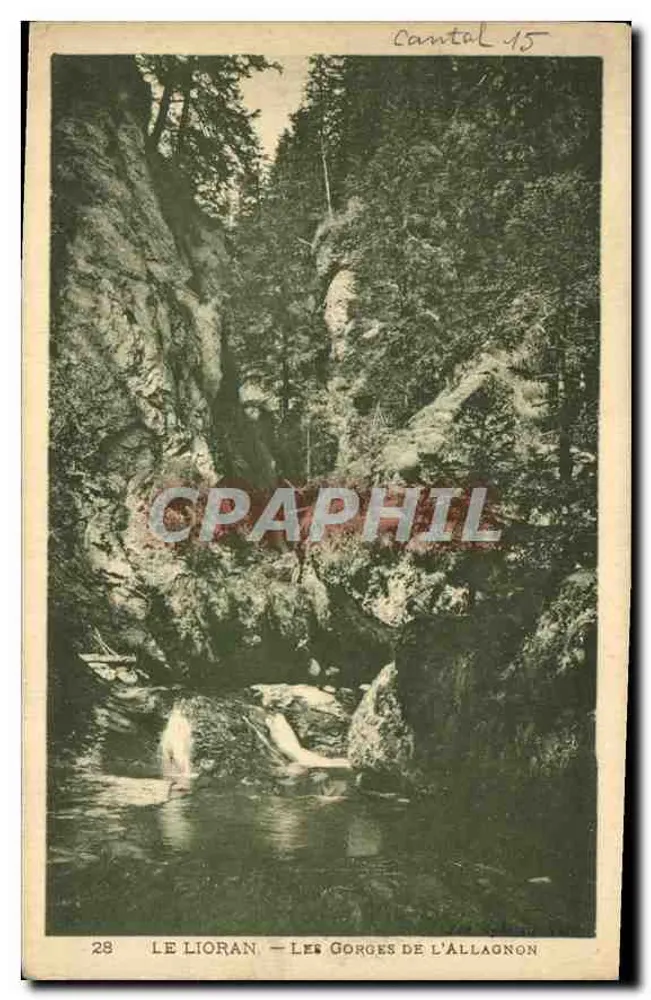 Le Lioran — Les Gorges de l'Allaonon — Cantal 15 - Recto