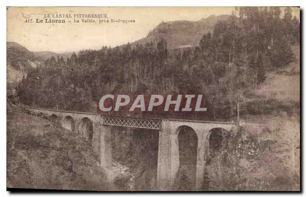 Le Lioran - Die Schlucht, nahe St-Jacques — Das pittoreske Cantal — n°417 - Vorderseite