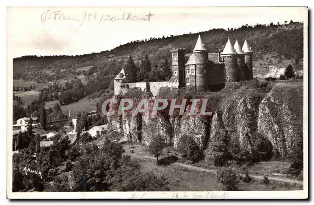 Castelo de Sallbaut — Arredores de Saint-Flour — Editor: Les Arts Annapolitiques - Frente