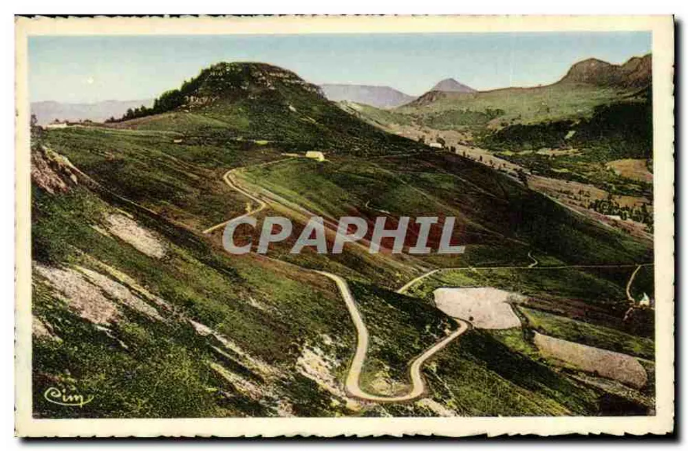 Das pittoreske Cantal — nahe LE FALCOUX — Suc de Néronne — Verlag Cim - Vorderseite