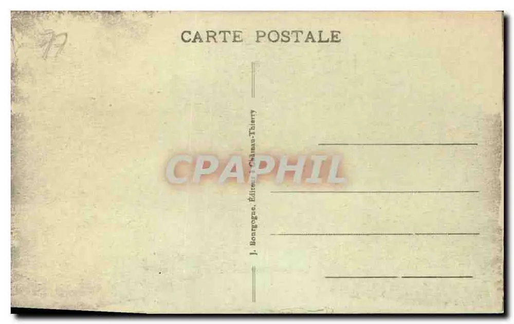 Provins (S.-et-M.) - Ansicht der Außenseite der Saint-Jean-Tür — (13. Jahrhundert) — Verlag J. B. - Rückseite