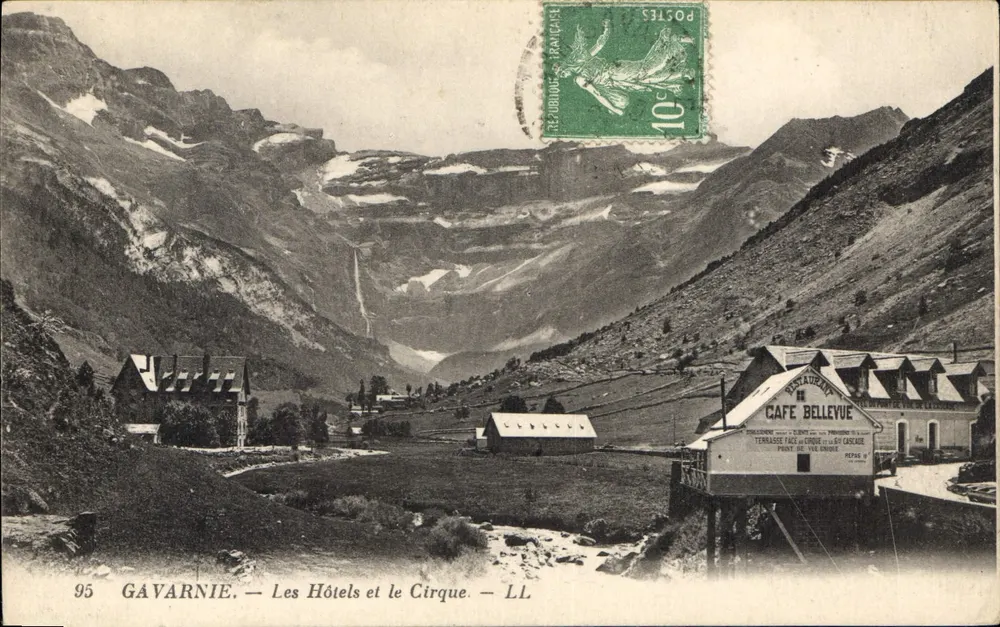 Gavarnie — Os Hotéis e o Cirque — LL. Editor LL, n° 95 - Frente