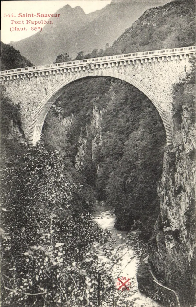 Ponte Napoléon — Saint-Sauveur (Haut. 65°) — M.P.P. n° 544 - Frente