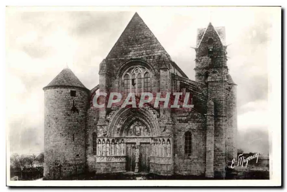 Kirche von Rampillon — Westfassade — E. Mignan - Vorderseite