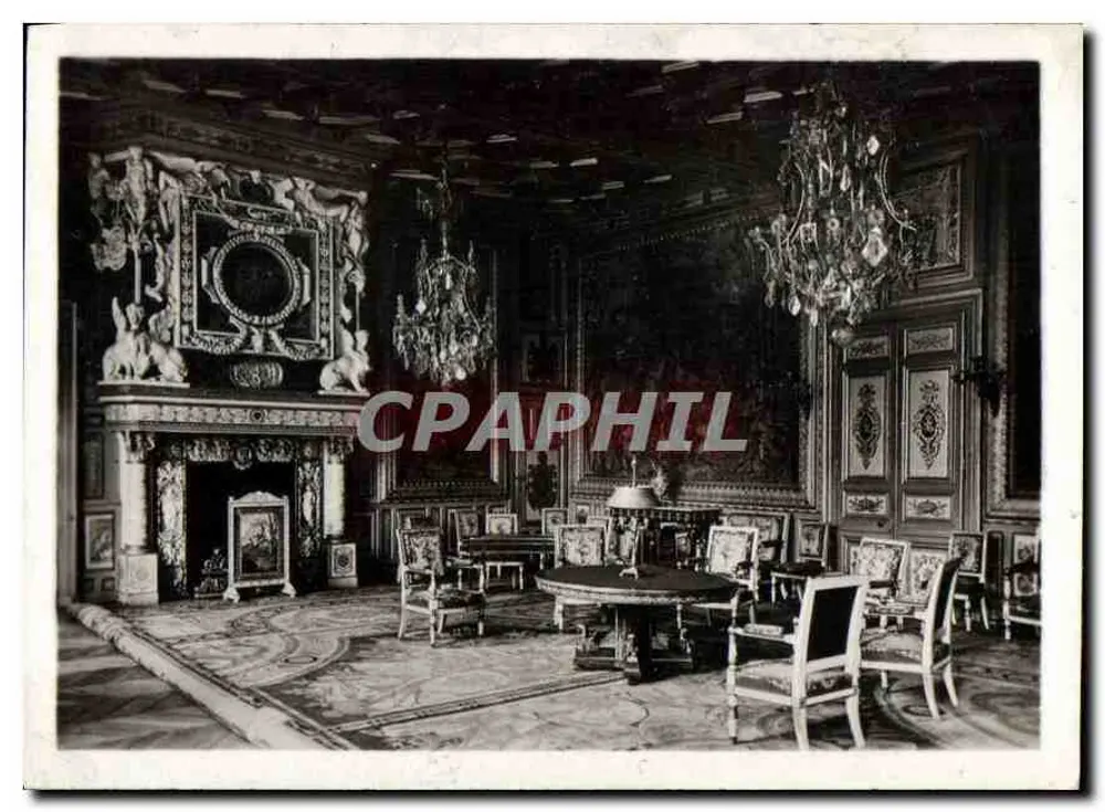 Schloss Fontainebleau — Salon von François I (Kamin 16. Jahrhundert) — Luxusausgabe « ESTEL » - Vorderseite