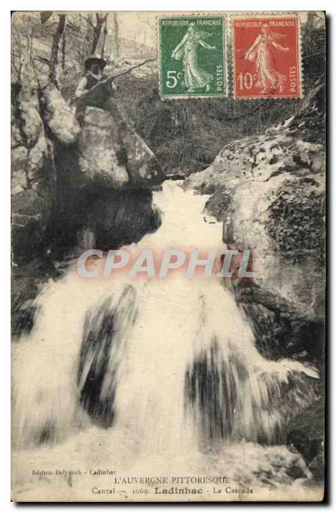 Pittoreske Auvergne — Die Wasserfall — Edition Delygrèch - Ladinhac - Vorderseite