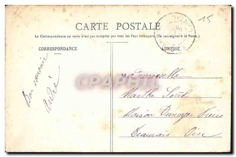 St-PAUL-de-SALERS — N.-D. de la Garde — Sammlung Gély - 17 - Rückseite