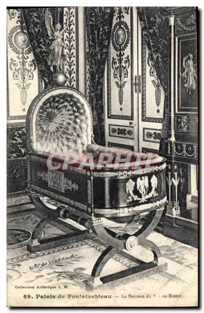 Palais de Fontainebleau — Das Wiegenkind des Königs von Rom — Künstlerische Sammlung L. M. - Vorderseite