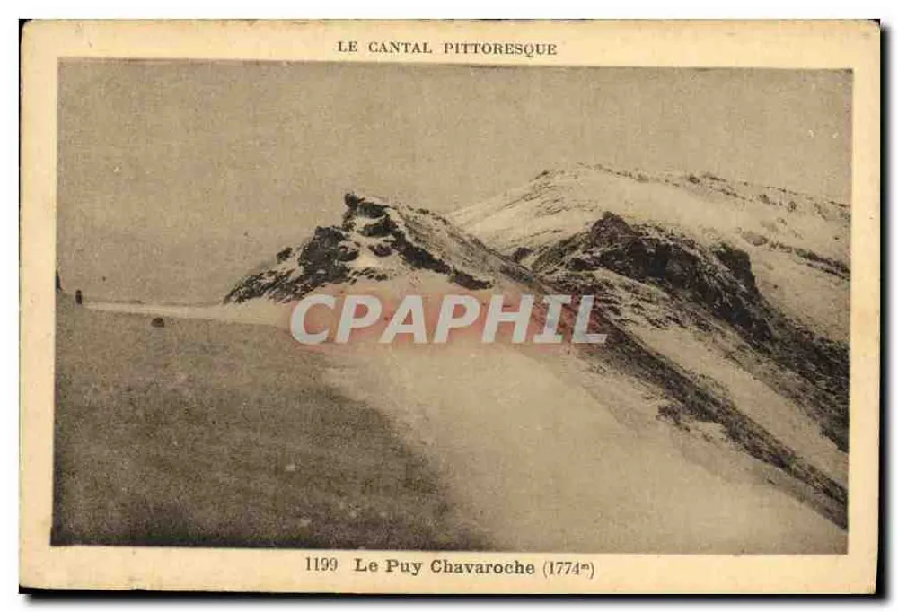 Puy Chavaroche (1774m) — Der pittoreske Cantal — Éditions Malroux-Aurillac - Vorderseite