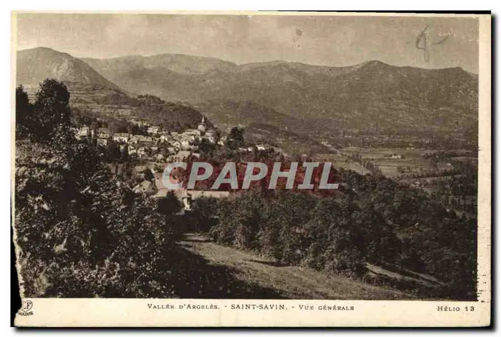 Vale de Argelès - Saint-Savin - Vista Geral — Hélio 13 - Frente