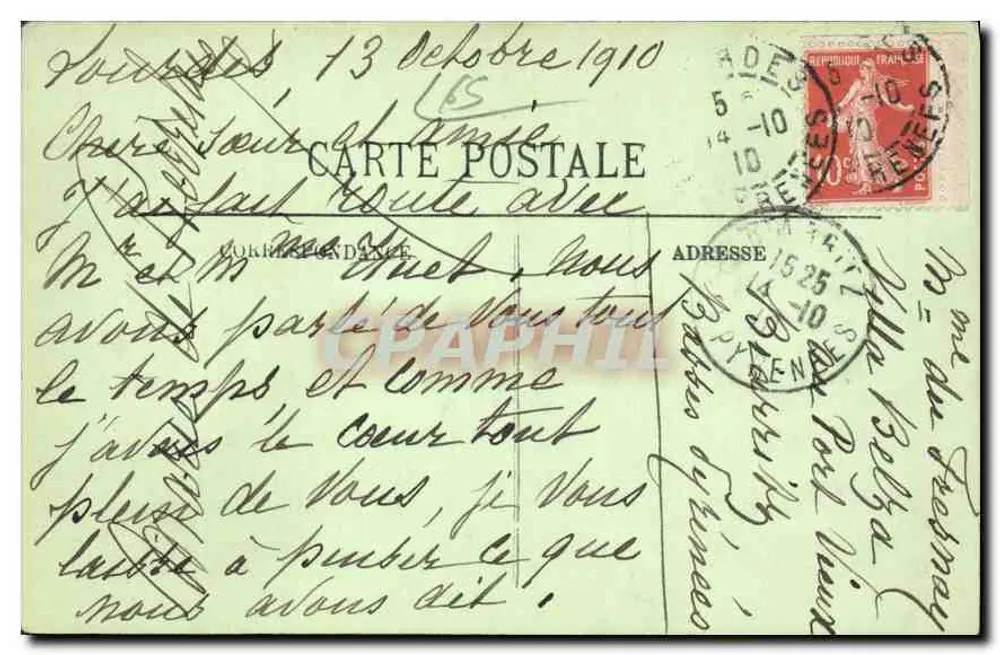Lourdes — A Basílica — LL. — N° 33 - Verso