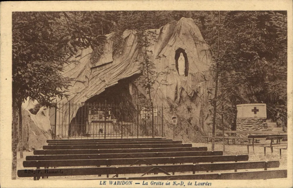Le Waridon — A Gruta de N.-D. de Lourdes — Ed. P. Flamsaide - Frente