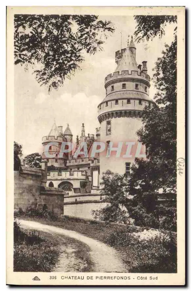 Castelo de Pierrefonds — Lado Sul — n°306 - Frente