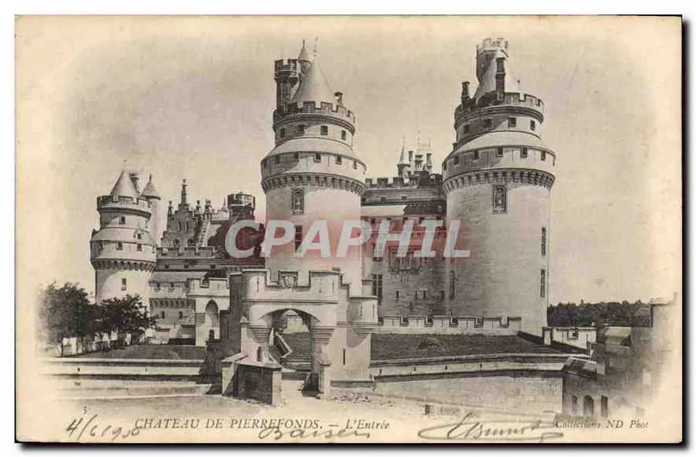 Castelo de Pierrefonds — A Entrada — Collections ND Phot - Frente