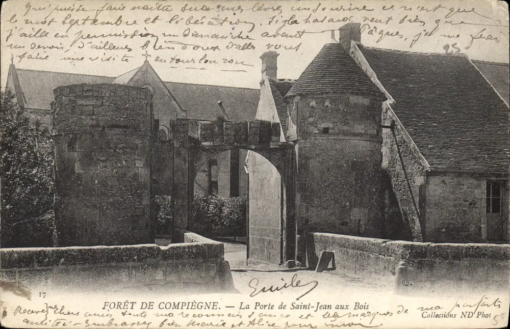Forêt de Compiègne — La Porte de Saint-Jean aux Bois — Collections ND Phot - Vorderseite