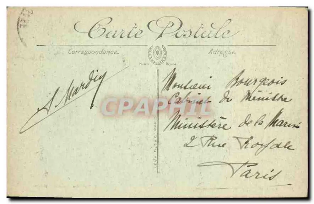 Montpellier — A Catedral — Édition des Nouvelles Galeries, n°31 - Verso