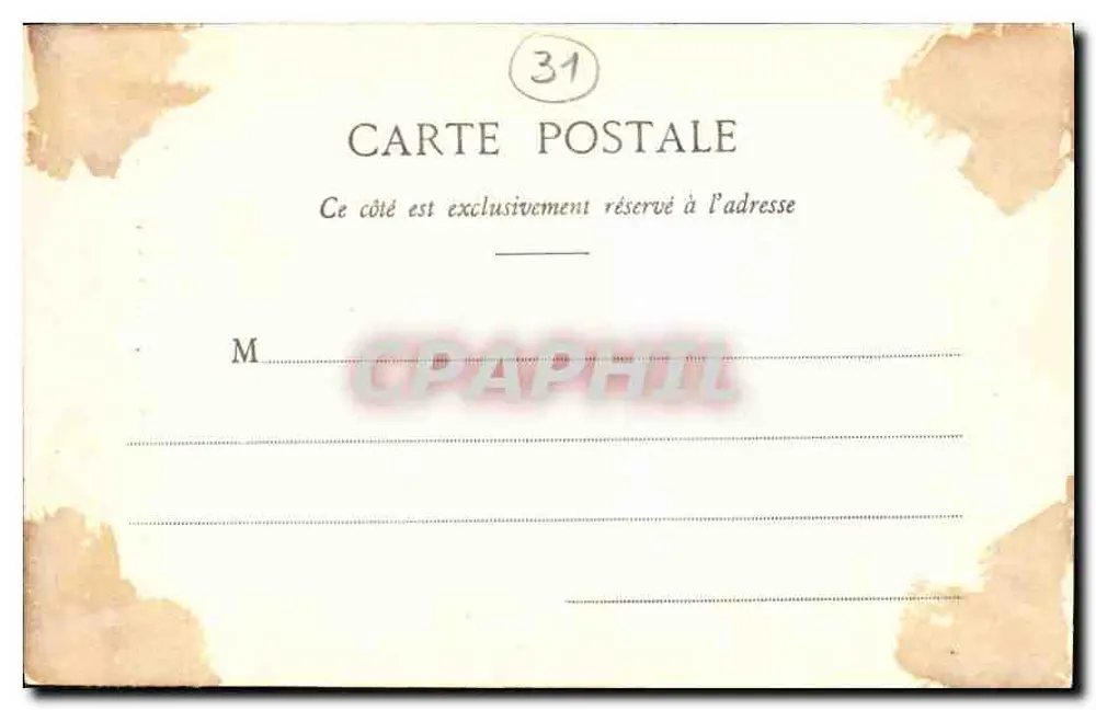 Toulouse — Saal der Ehrwürdigen Personen am Capitole — Phototypie Labouche Frères, Toulouse - Rückseite