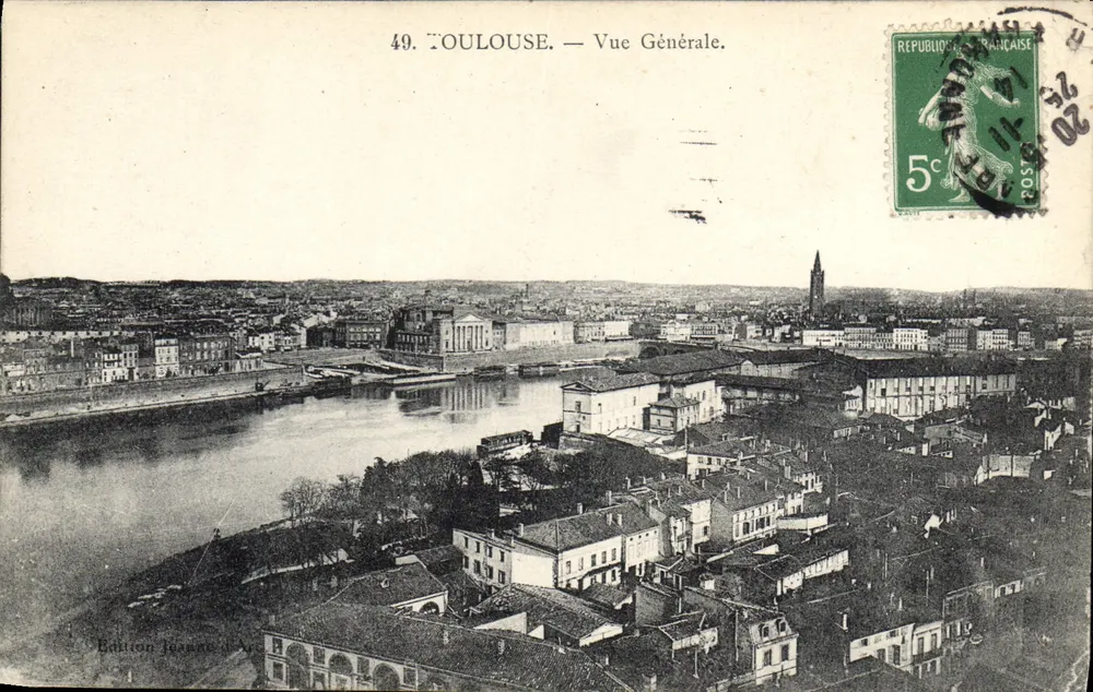 Toulouse — Vista Geral — Edição Tézane, n°49 - Frente
