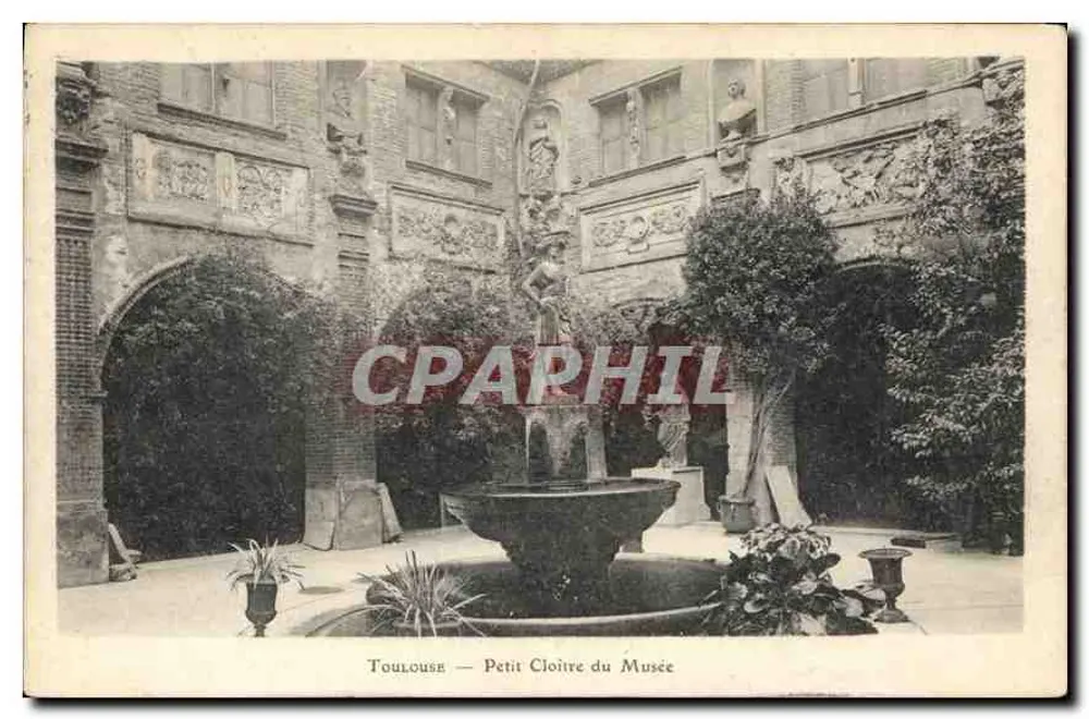 Toulouse — Pequeno Claustro do Museu - Frente