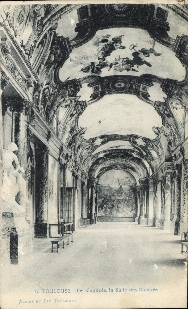 Toulouse - Das Capitole, der Saal der Ehrwürdigen — Adams et Cie Toulouse, Nr. 77 - Vorderseite