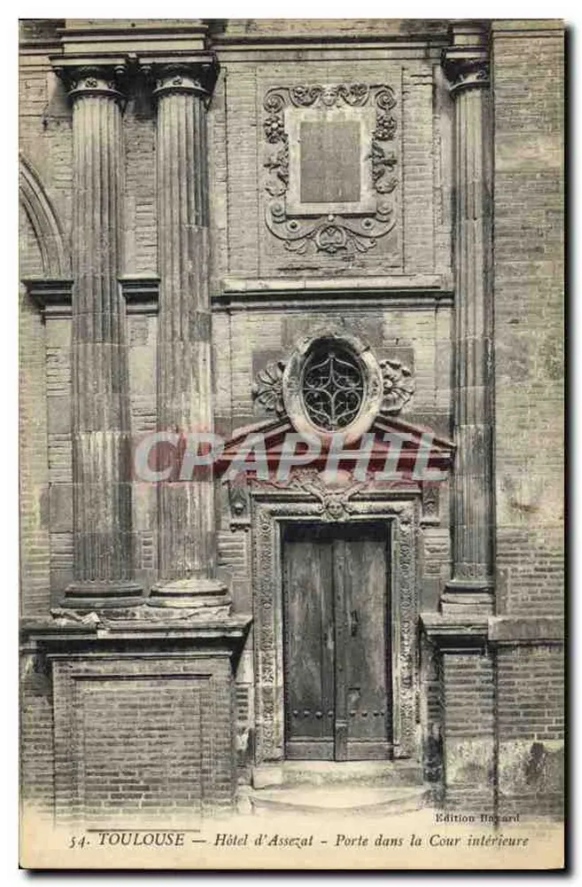 Toulouse — Hôtel d'Assézat — Tor im Innenhof — Édition Hayard - Vorderseite