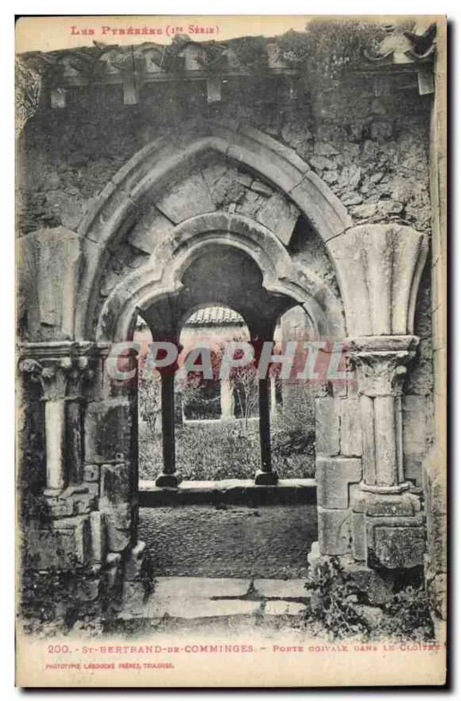 St-Bertrand-de-Comminges — Ponte ogival no claustro — Fototipo Labouche Frères, Toulouse (1ª Série) - Frente