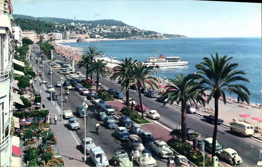 Die Côte d'Azur — Die Promenade des Anglais und der Mont Boron — Éditions MAB — Nr. 15 - Vorderseite