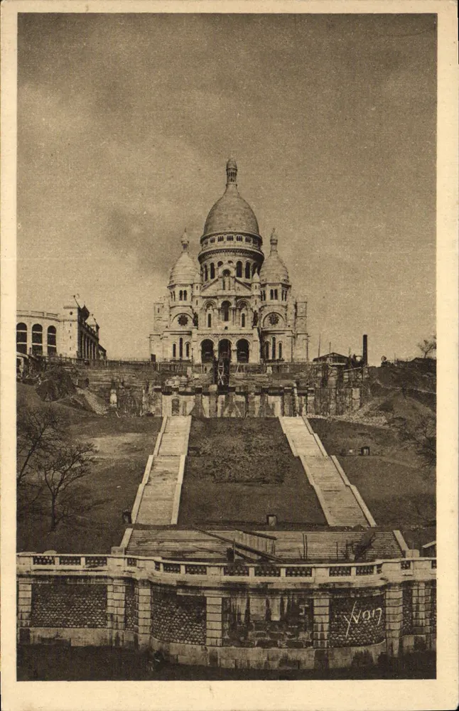 A Basílica do Sagrado Coração — Paris — Edição de Arte YVON, n°219 - Frente
