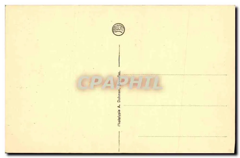 Bruxelas - Coluna do Congresso - Túmulo de um Soldado Belga Desconhecido - Dohman, Bruxelas - Verso