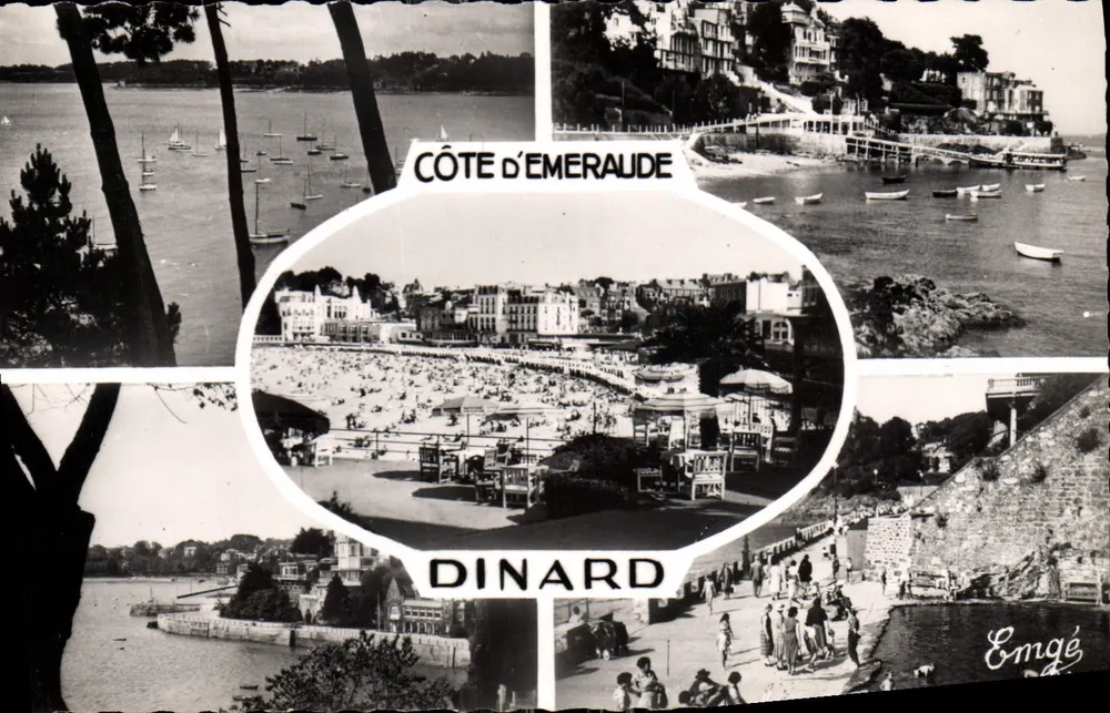Dinard — Costa de Émeraude — Editor Emgé, n° 4110 - Frente