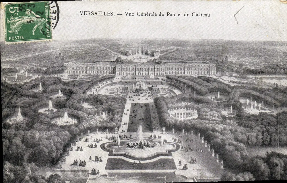 Versailles — Allgemeiner Blick auf den Park und das Schloss — Verlag: Cérebon - Vorderseite
