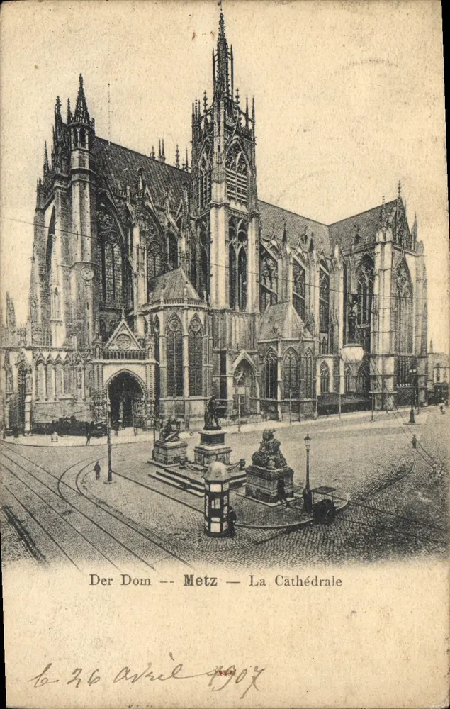 Metz — A Catedral — editor não identificado, número de série não visível - Frente