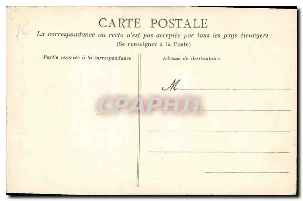 Rouen - Igreja de São Vicente. Conjunto — Bromotype C. V. n° 460 - Verso
