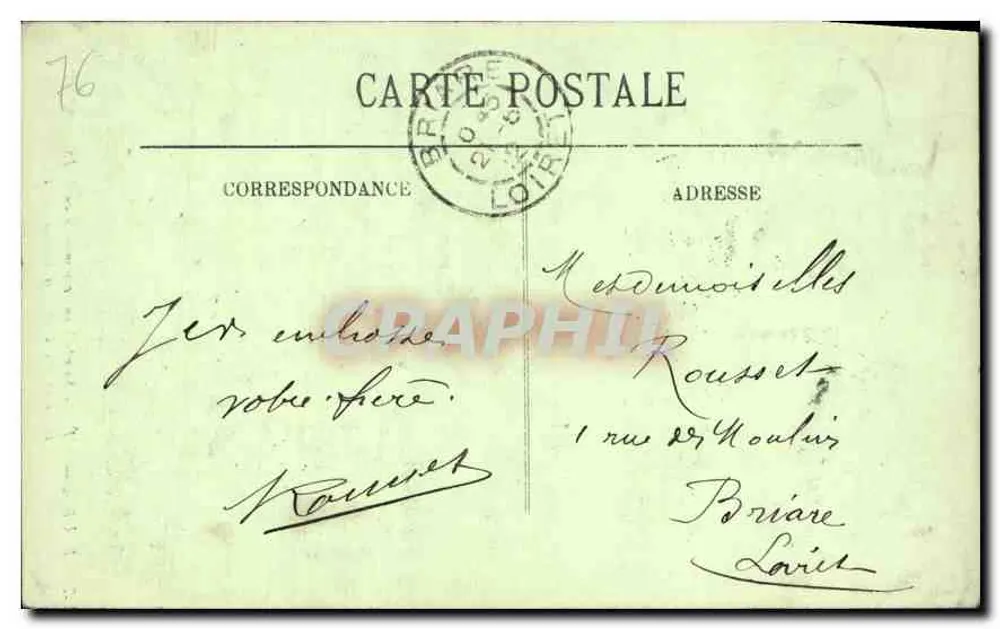 Rouen — A Igreja de Saint-Ouen, iniciada em 1918 — LL - Verso