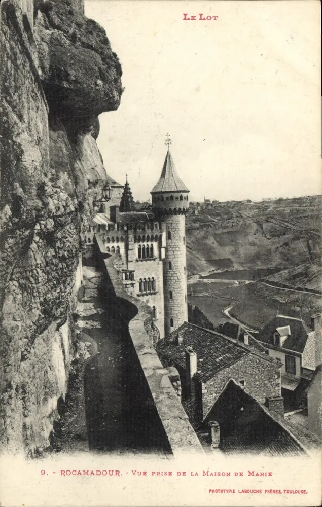 Rocamadour — Aufnahme vom Haus Marie — Phototype Labouche Frères, Toulouse - Vorderseite